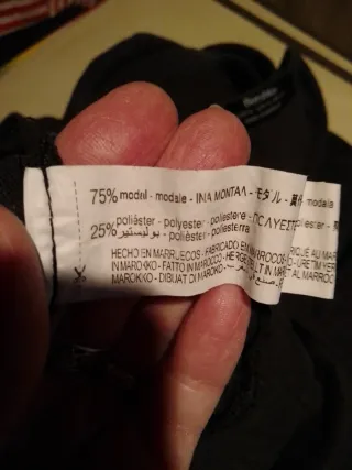 Mono largo Bershka negro