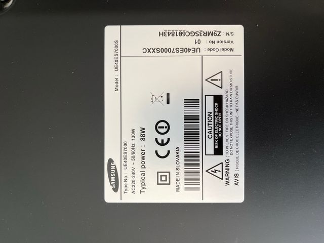 Televisor Samsung UE40ES7000SXXC