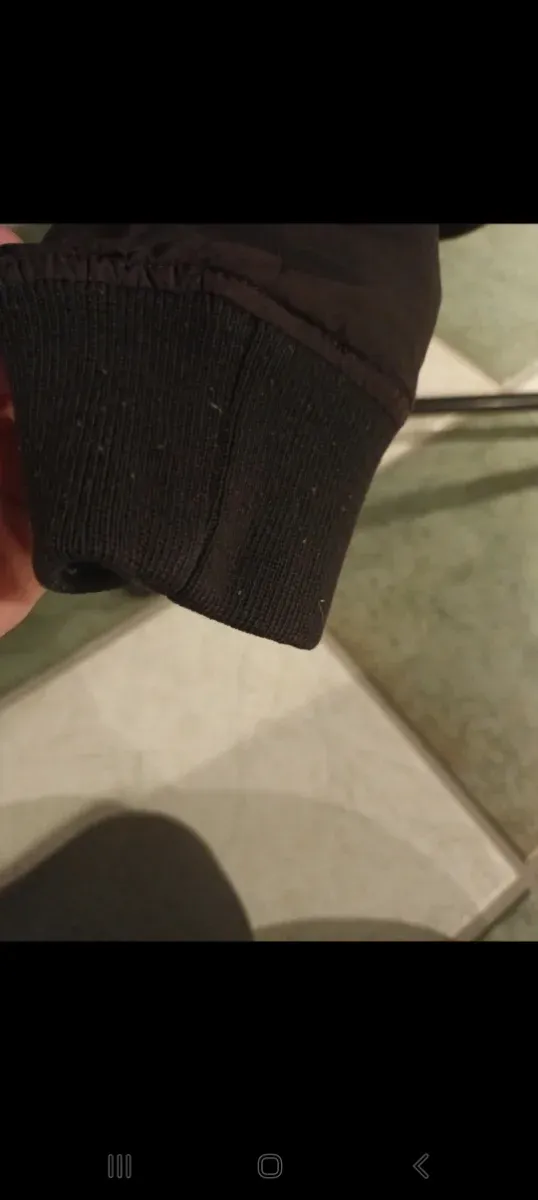 Chaqueta bomber negra