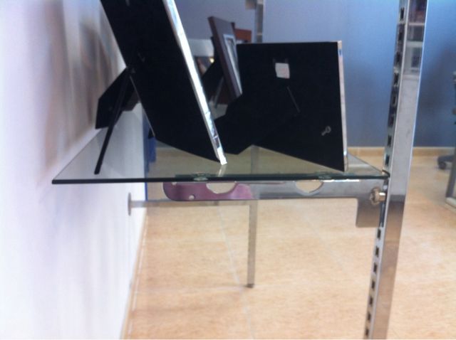 Estantería de Acero Inoxidable para escaparate