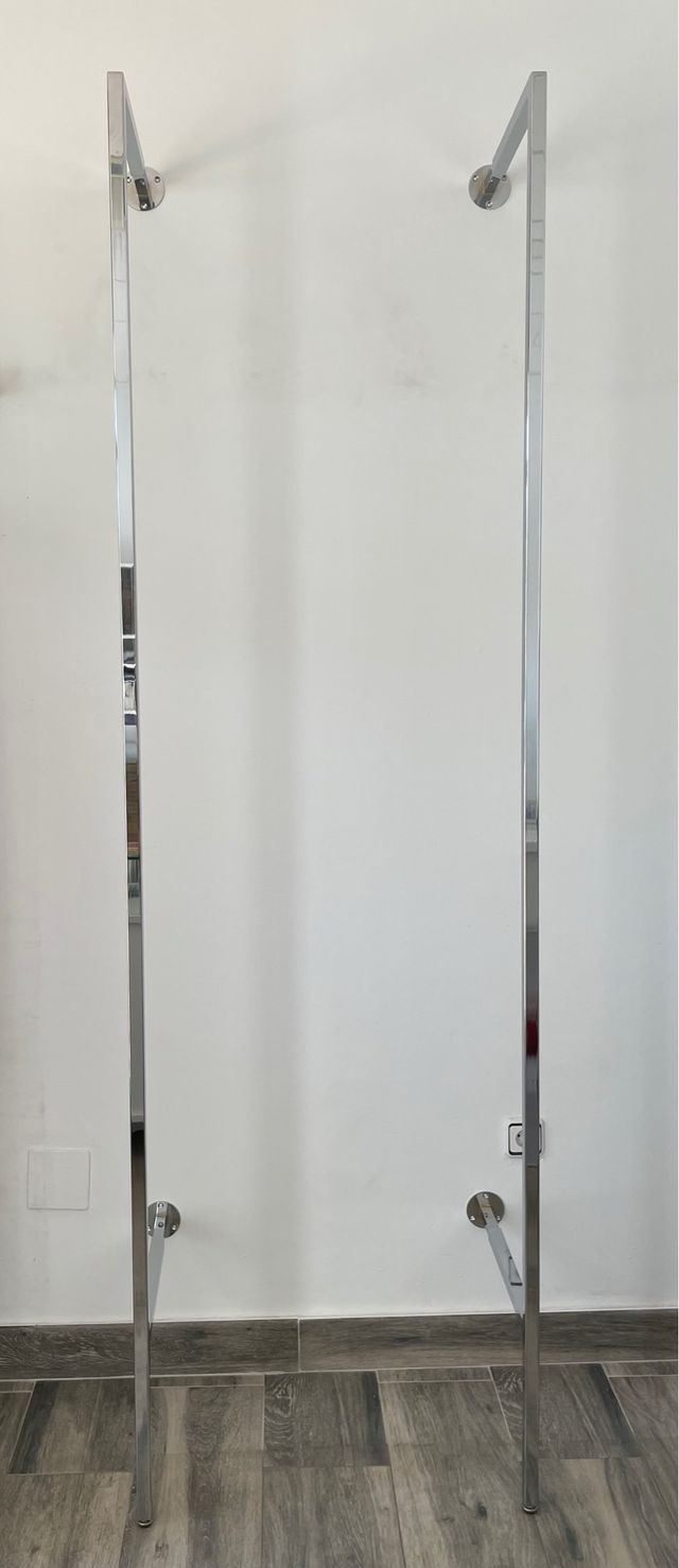 Estantería de Acero Inoxidable para escaparate