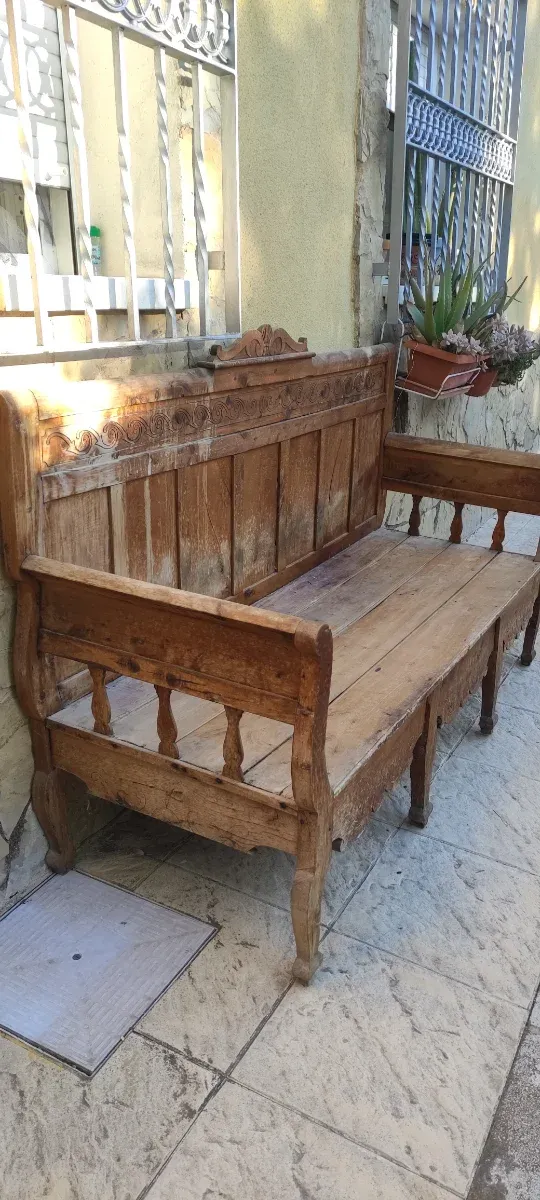 Sofá/Banco Madera Antigua +100 Años