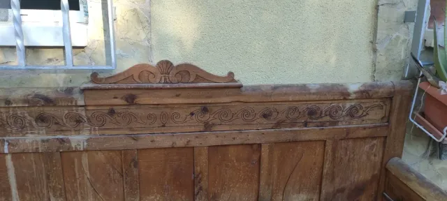 Sofá/Banco Madera Antigua +100 Años