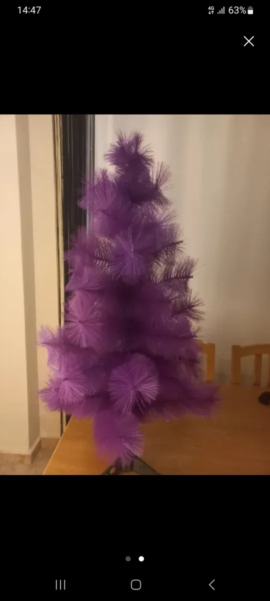 Árbol de Navidad Morado