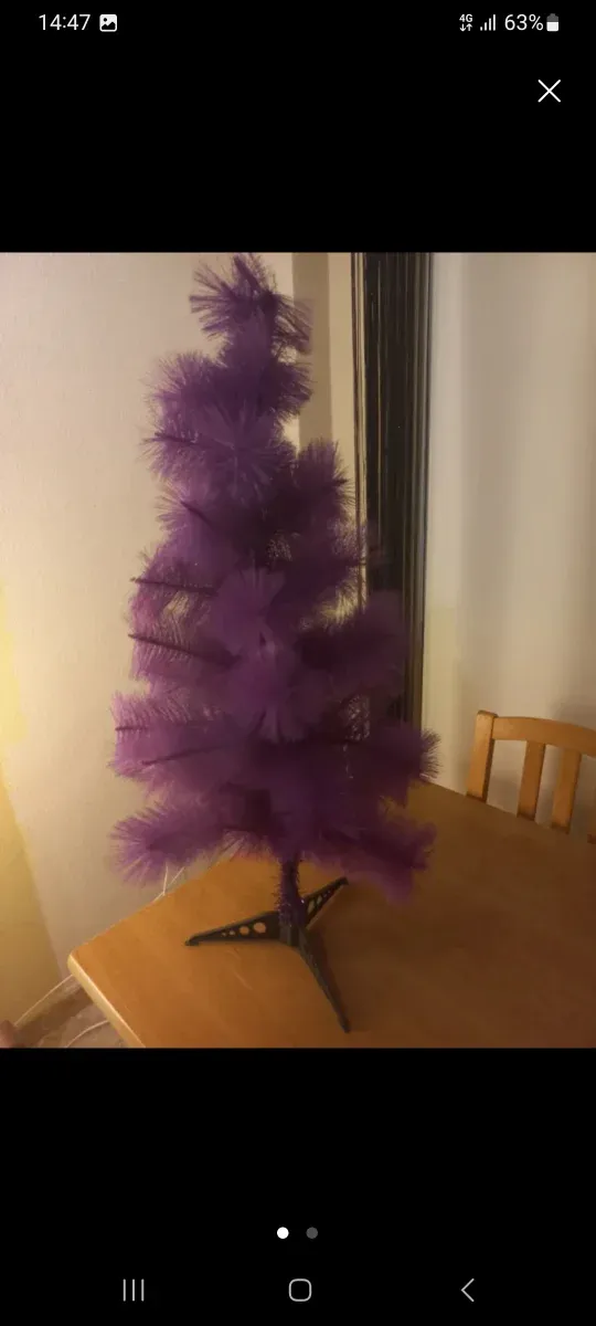 Árbol de Navidad Morado
