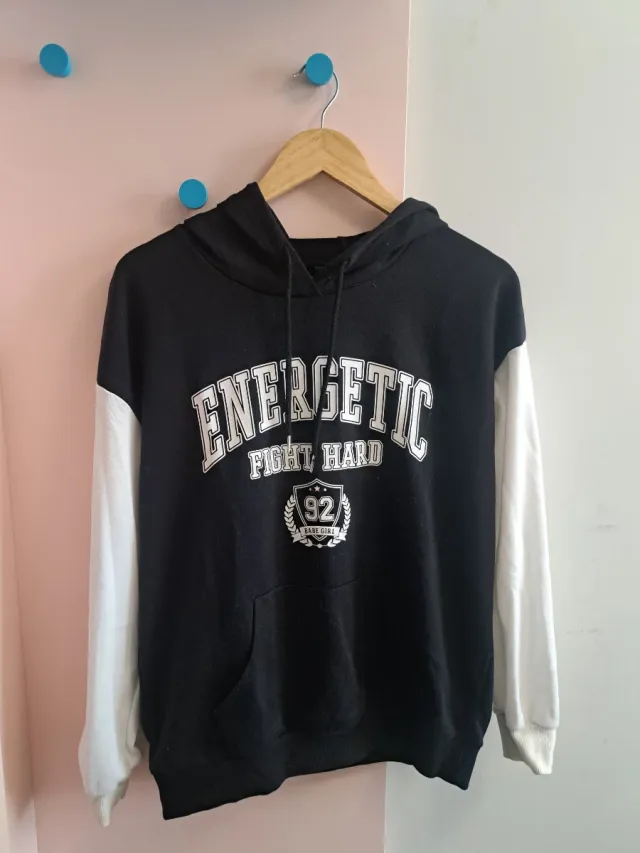 Sudadera Negra y Blanca Energetic