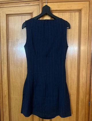 Vestido Mango cuello barco rayas nuevo