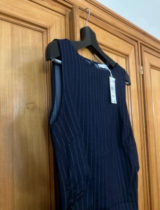 Vestido Mango cuello barco rayas nuevo