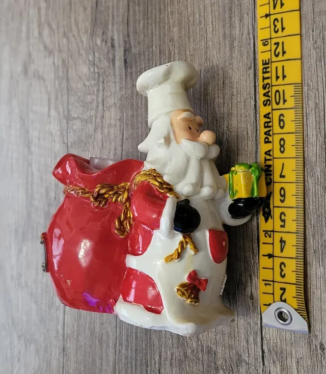 Cubiertos de Navidad con Papá Noel para aperitivos