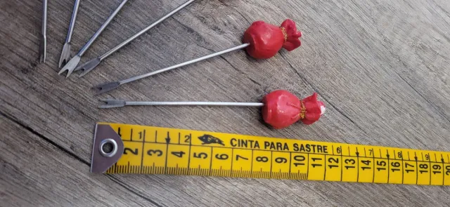 Cubiertos de Navidad con Papá Noel para aperitivos