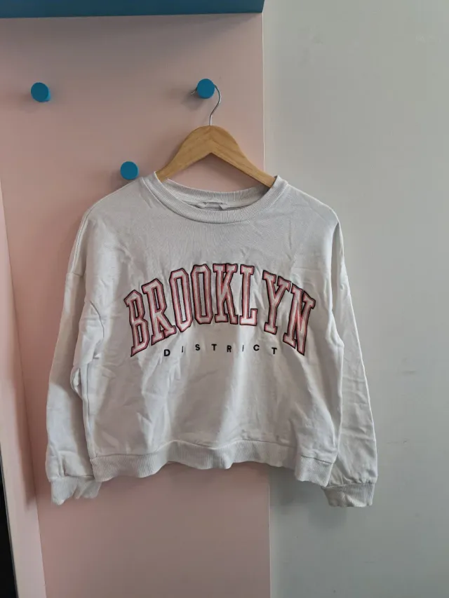 Sudadera Brooklyn District Blanca