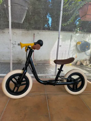 Bici niño sin pedales negra