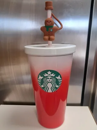 Termo Starbucks Navidad Muñeco Jengibre
