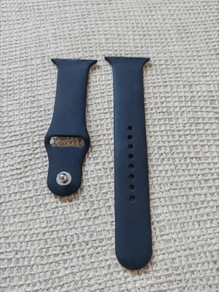 2 Correas/pulseras 44mm Apple Watch Arcoíris y neg