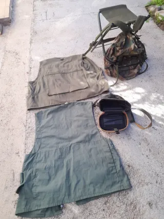 Chaleco de caza y pesca multi-bolsillos