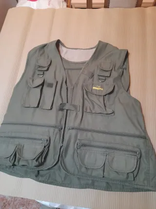 Chaleco de caza y pesca multi-bolsillos