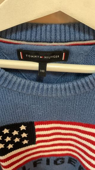 Jersey Tommy Hilfiger bandera USA niño talla 140
