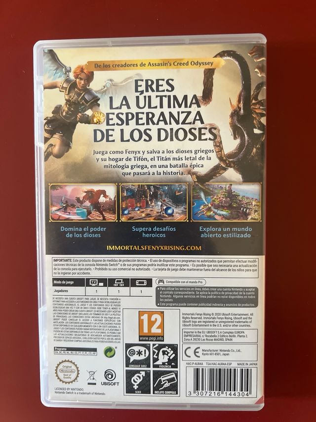 Immortals Fenyx Rising Nintendo Switch