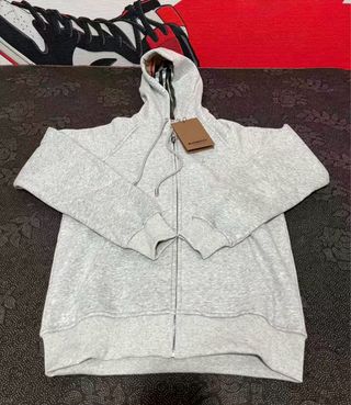 Felpa Burberry con cappuccio grigia