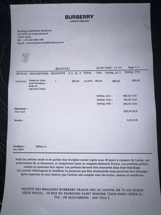 Felpa Burberry con cappuccio grigia