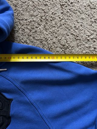 Felpa Nike Zip Up Vintage Blu