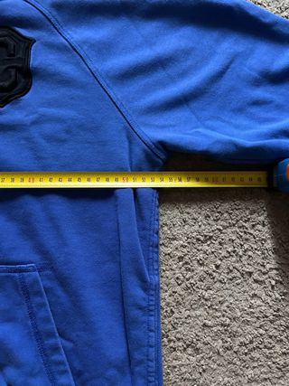 Felpa Nike Zip Up Vintage Blu