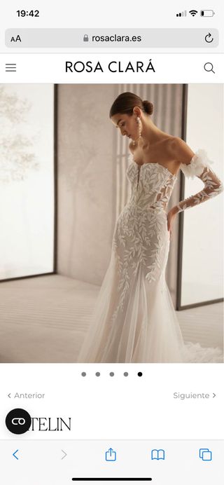 Vestido de Novia Rosa Clara Blanco