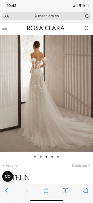 Vestido de Novia Rosa Clara Blanco