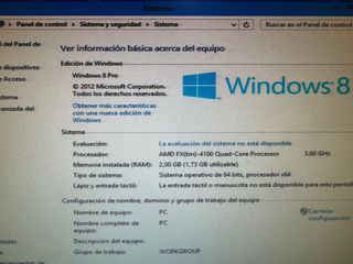 Torre PC EVEN Negra Windows 8
