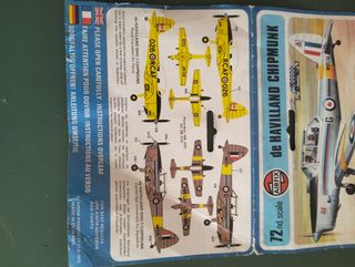 Maqueta Avión Airfix de Havilland Chipmunk 1/72