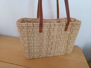 Bolso grande de paja