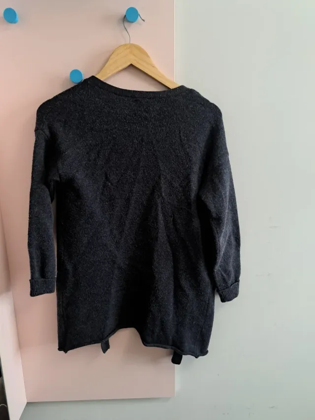 Cardigan Zara Gris Talla M