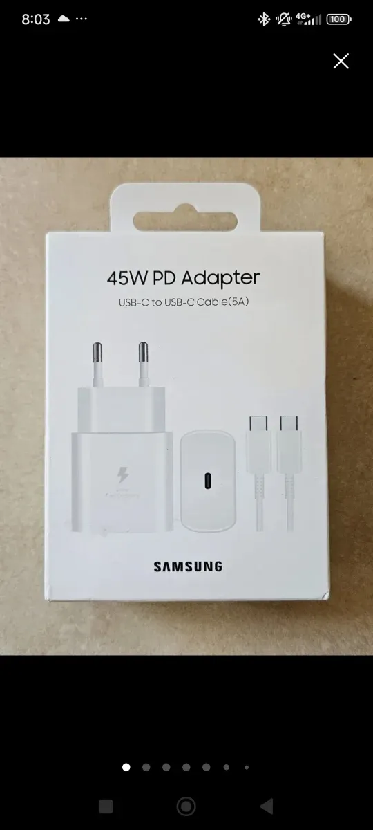 CARICABATTERIA 45W USBC 5A (1 metro) USBC_BIANCO