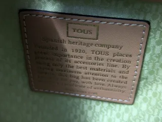 Bolso Tous Piel Beige Original