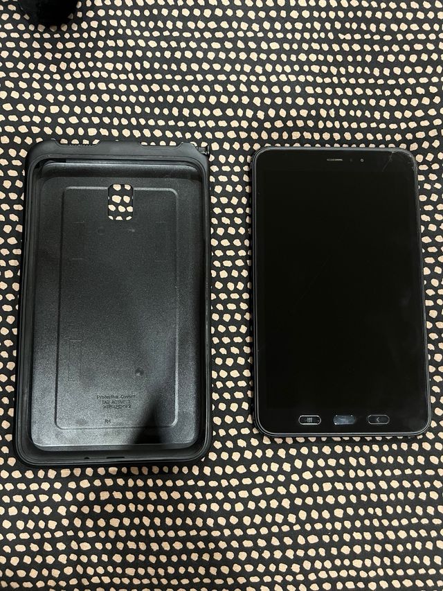 pack tablet sansung active 3, funda y soporte RAM