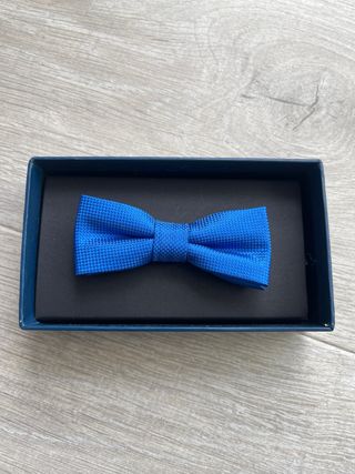 Pajarita Spagnolo niño azul