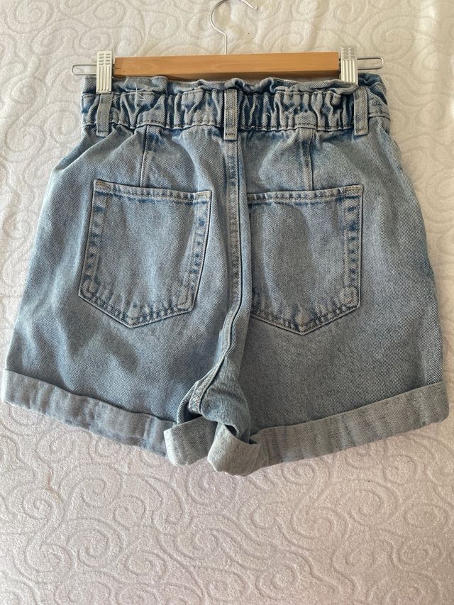Shorts tejanos cintura alta