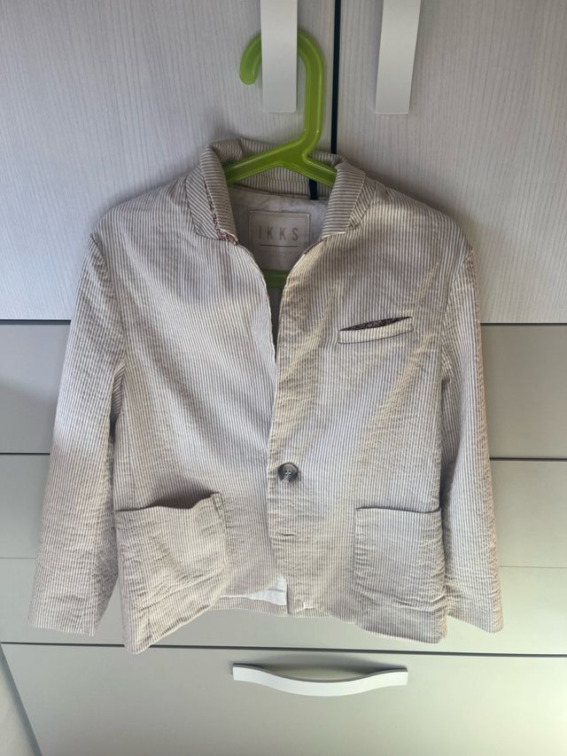 Traje de niño IKKS beige