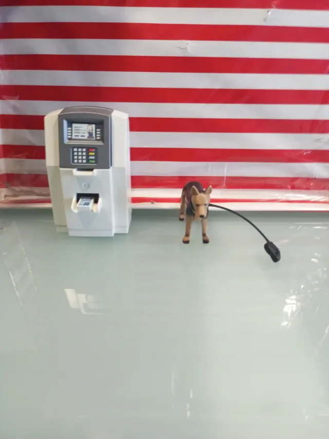 Playmobil Cajero Automático con Perro y Correa