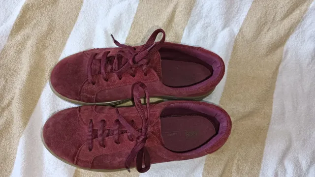 Deportivas plataforma burdeos