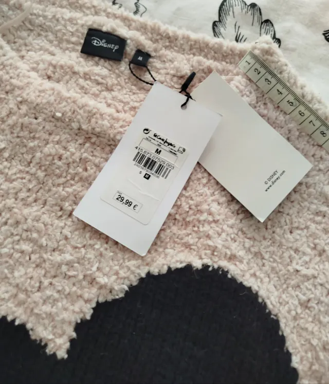 Jersey Disney Mickey Mouse Talla M Beige Negro