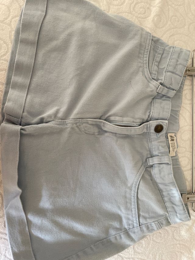 Shorts H&M Azul Claro