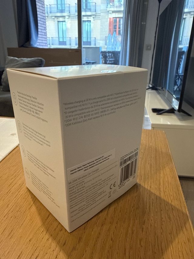 Cargador Coche Inalámbrico Xiaomi 20W