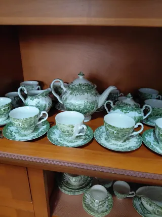 Vajilla Johnson Bros Escenas Carruajes