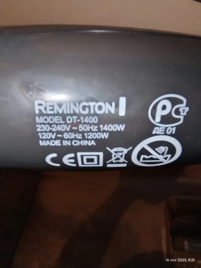 Secador de pelo Remington pequeño