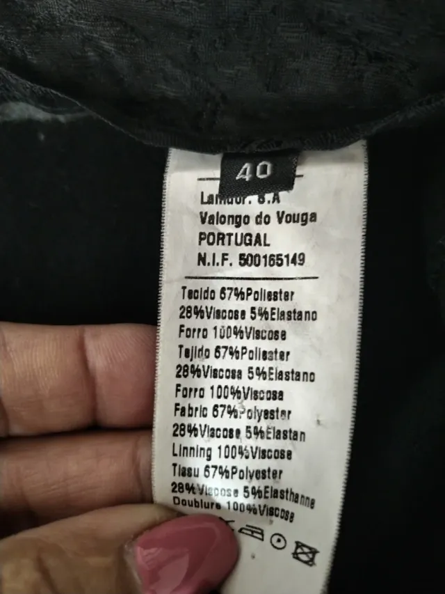 Calças Clássicas Lanidor Pretas