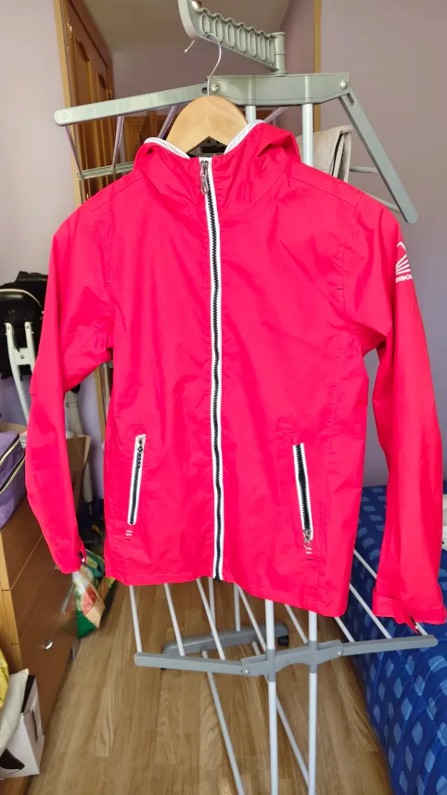 Chubasquero niño rojo 4-6 años