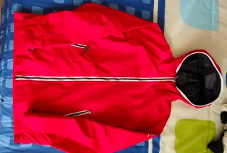 Chubasquero niño rojo 4-6 años