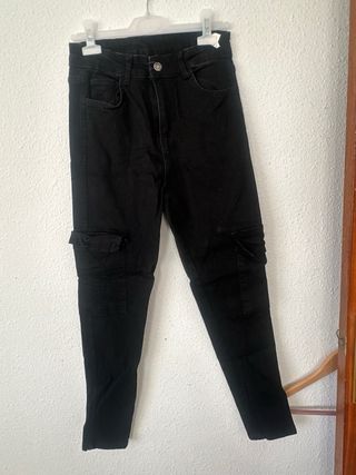 OFERTA!Vaqueros cargo negros