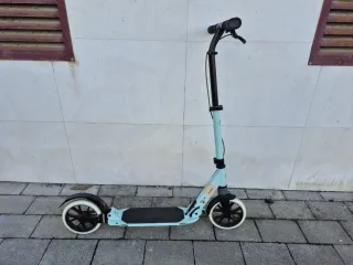 Patinete junior plegable  verde agua